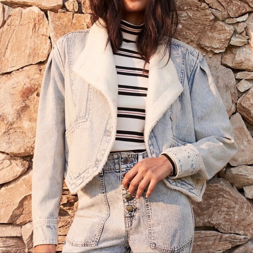 Veronica Beard Jean Neena Denim Jacket size L